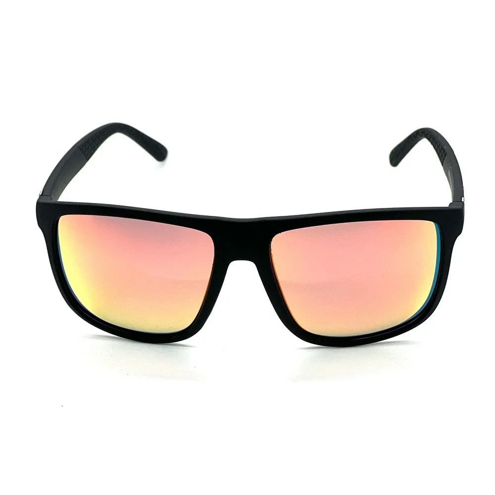 Women‎ Black Red Mirror Lens Square Frame Sport Sunglasses Modern Casual Outfit